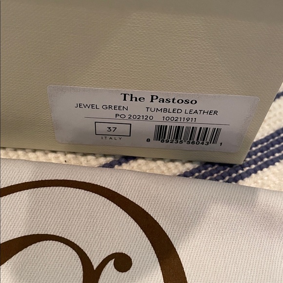 EUC M. Gemi The Pastoso Tumbled Leather Driving Loafers in Jewel Green Size 37 - Picture 3 of 12